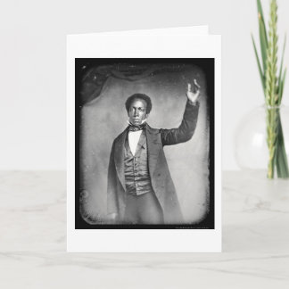 Cartão Daguerreotype 1856 de Ed J Roye do liberiano