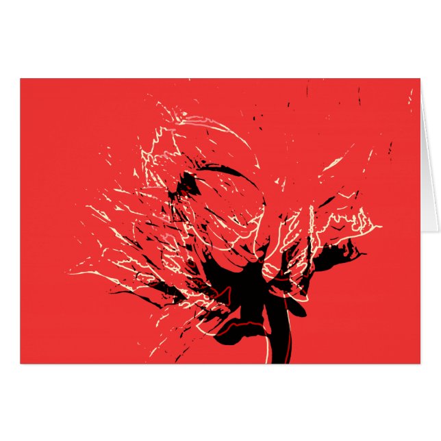 Cartão dahlia duo (Frente horizontal)