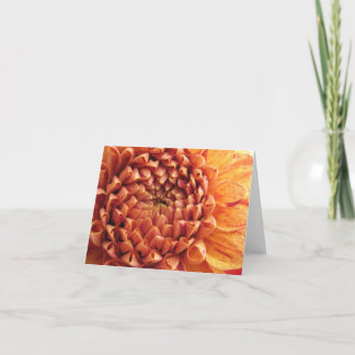 Cartão dahlia - notecard