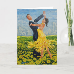 Cartão Daisy Dancers greeting card