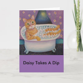 Cartão Daisy Dip