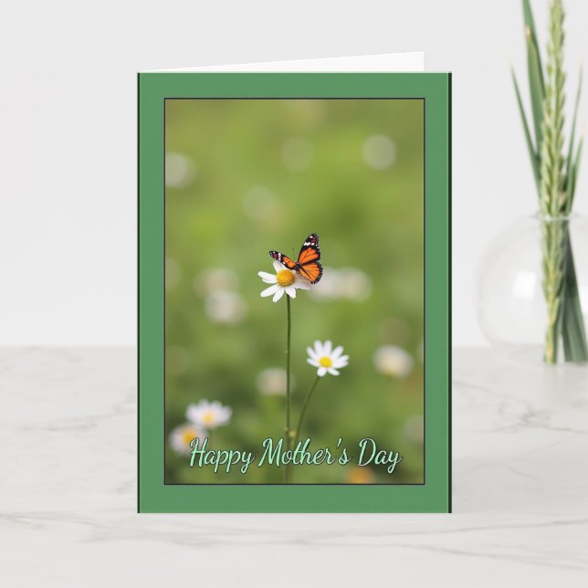Cartão Daisy Insect Mothers Day Card (Frente)