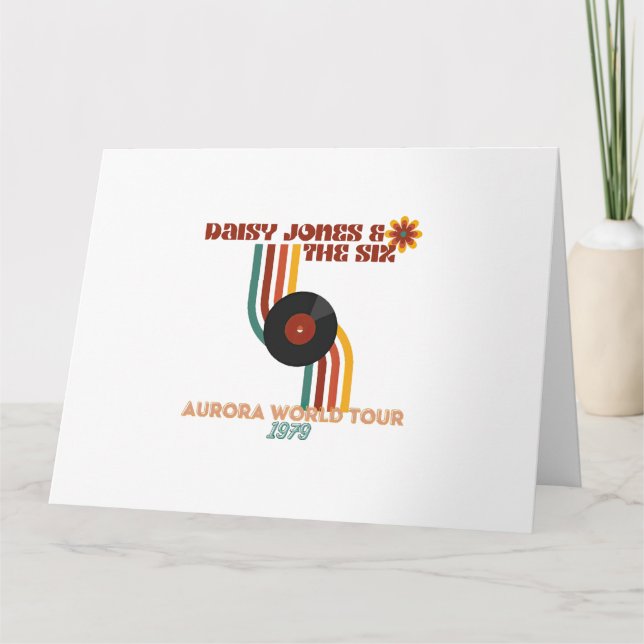 Cartão Daisy Jones Os Seis (Frente)