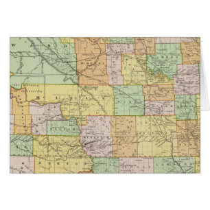 Cartão Dakota do Norte