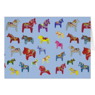 Cartão Dala Horses