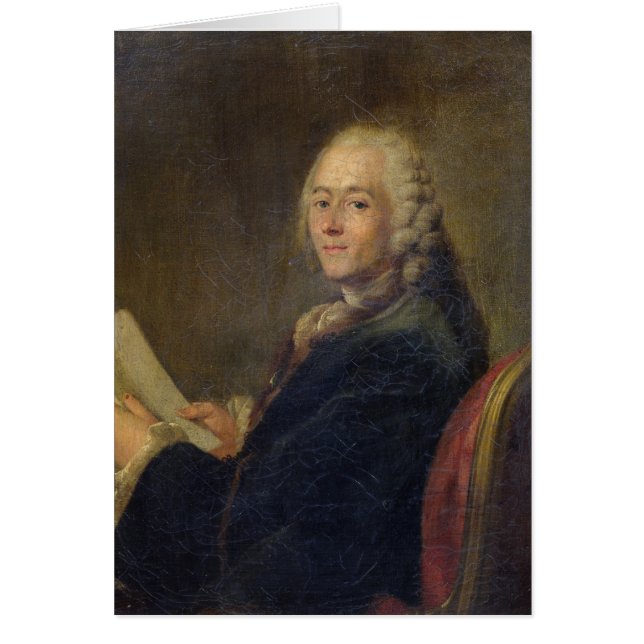 Cartão d'Alembert do decano le Rond (Frente)