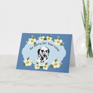 Cartão Dalmácia com Simpatia de Dogwood Azul