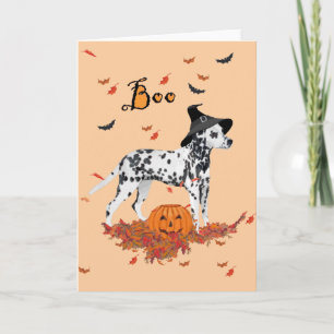 Cartão Dálmata do Halloween