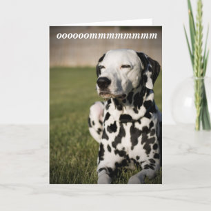 Cartão Dalmatian Meditation