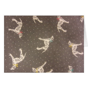 Cartão Dalmatians com arcos