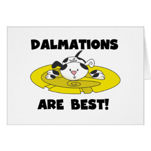 Cartão Dalmations são as melhores t-shirts e presentes