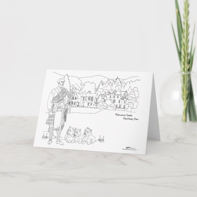Cartão Dalmunzie Castle (Frente)