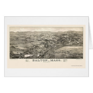 Cartão Dalton, mapa panorâmico das MÃES - 1884