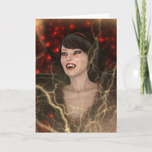 Cartão Dama Vampira