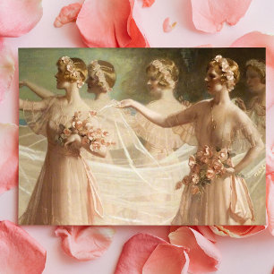 Cartão Damas de honra