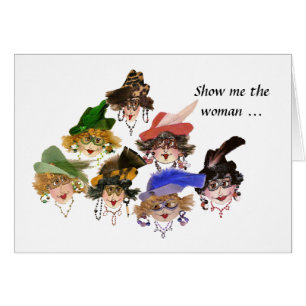 Cartão Damas de Ponte Whimsical