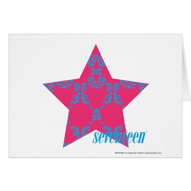 Cartão Damasco 2 Aqua-Magentas (Frente Horizontal)