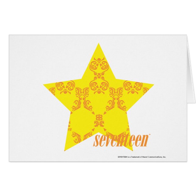 Cartão Damasco 3 amarelos alaranjado (Frente Horizontal)