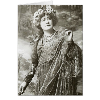 Cartão Dame Ellen Terry