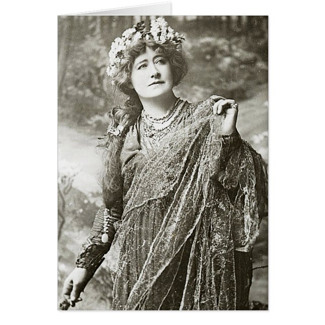 Cartão Dame Ellen Terry (Frente)