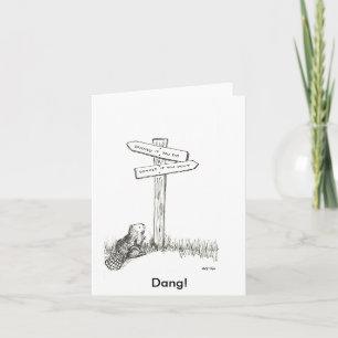 Cartão Dammed If You Do, Dammed If You Don't Note Card