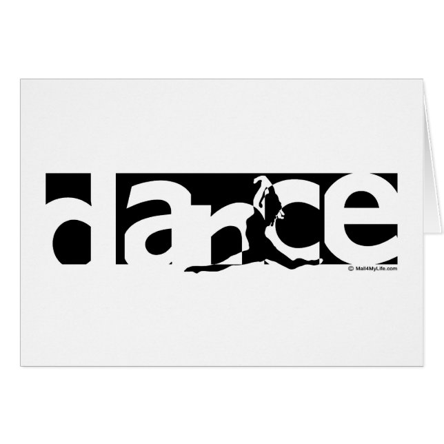 Cartão Dança (Frente Horizontal)