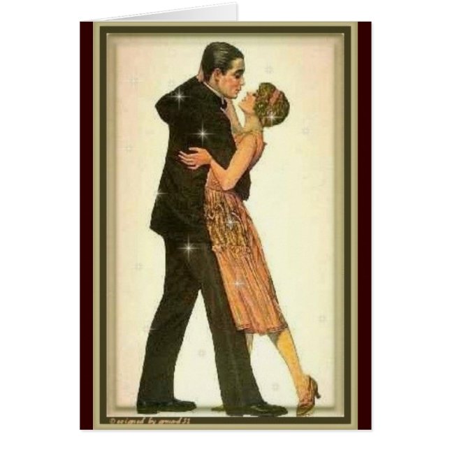 Cartão Dança com a vida (Frente)