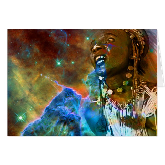 Cartão Dança Cósmica (Frente Horizontal)