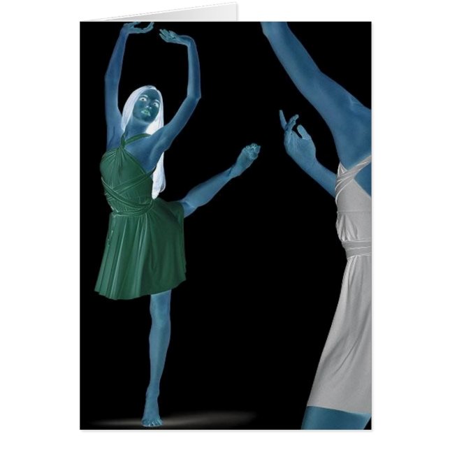 Cartão Dança criativa (Frente)