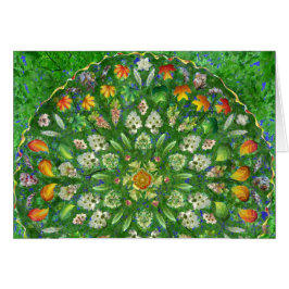 Cartão Dança da floresta (metade)