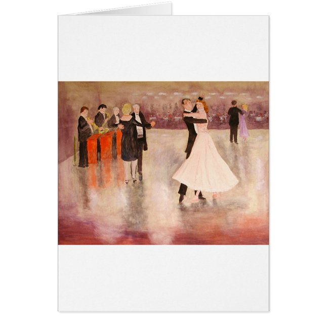 Cartão Dança da noite (Frente)