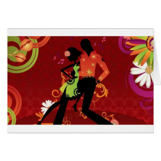 Cartão Dança da salsa