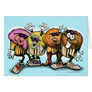 Cartão Dança de cupcake