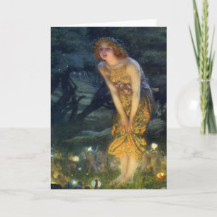 Cartão Dança de fada de Verão