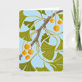 Cartão Dança de Ginkgo