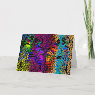 Cartão Dança de Pé Africana