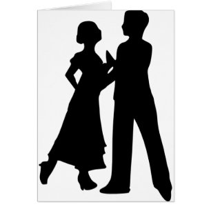 Cartão Dança de salão de baile