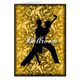 Cartão Dança de salão de baile