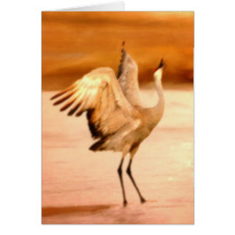Cartão Dança do Crane