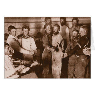 Cartão Dança do vaqueiro