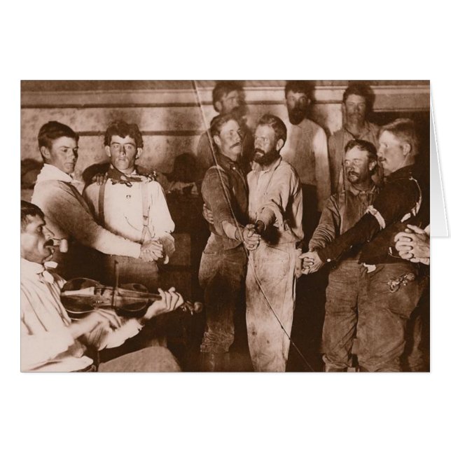 Cartão Dança do vaqueiro (Frente Horizontal)