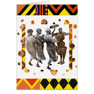 Cartão Dança e alegria_