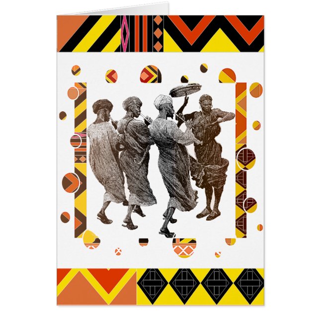 Cartão Dança e alegria_ (Frente)