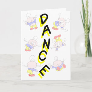 Cartão Dança… é seu aniversário