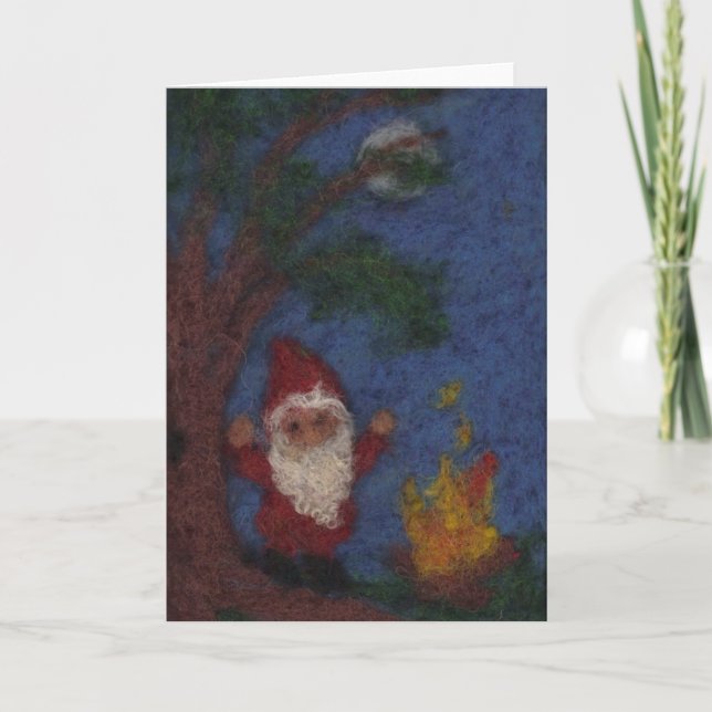 Cartão Dança em torno do fogo (Frente)