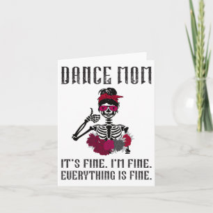 Cartão Dança Engraçada Mãe Dançando Mãe Dançando Mãe Danç