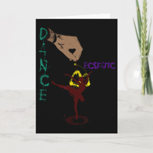 Cartão Dança Extática Llerina Dançarina De Tutu Freestyle