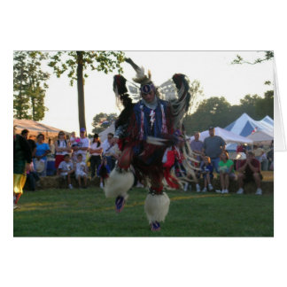 Cartão Dança indiana para a paz