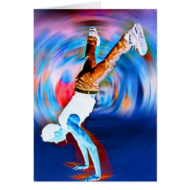 Cartão Dança invertida da rua! (Frente)