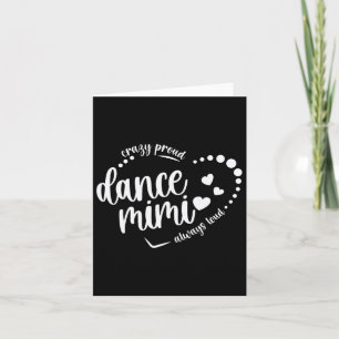 Cartão Dança Louca E Orgulhosa Mimi Avó Dançando Mimi De